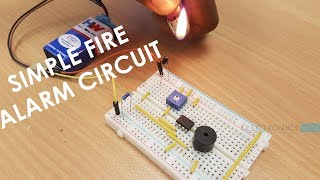 How to make a Simple Fire Alarm Circuit [upl. by Neddie]