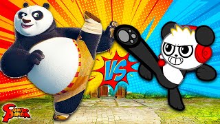 COMBO PANDA VS KUNG FU PANDA Let’s Play Kung Fu Panda Videogame [upl. by Ainig179]