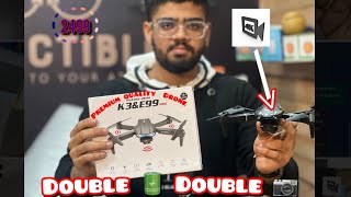 K3ampE99 pro drone Dual battery Dual camera Just At rs2499 Very stable [upl. by Nairrot]