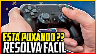 RESOLVA SEM ABRIR O CONTROLE  Analógico do PS4 PUXANDO pro lado ou MOVENDO sozinho DRIFT [upl. by Dari]