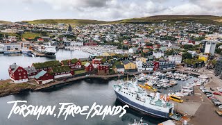 TÓRSHAVN  Faroe Islands by Drone in 4K  DJI Mavic Air 2 [upl. by Atalya]