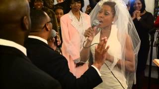 AMAZING COUPLE SINGS AT THEIR OWN WEDDINGHOLY SPIRIT [upl. by Trainer71]