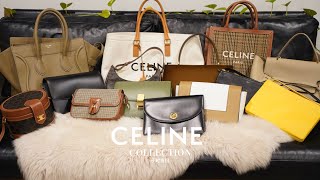 【CELINE】My CELINE Collection｜一次看完14只CELINE｜不要网贷买奢侈品！｜包包香水墨镜 [upl. by Bate]