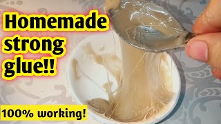 Homemade glueHomemade strong glueHow to make strong glue at homeHomemade super glue [upl. by Bertle300]