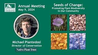 Seeds of Change Promoting Plant Biodiversity in Our Community [upl. by Eecrad]