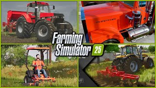 Farm Sim News  FIRST News Vid of FS25 New Mods amp Important Info [upl. by Lerak]