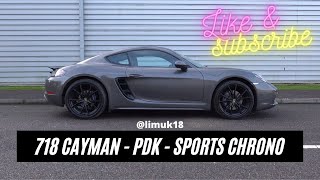 Porsche 718 Cayman Indepth Review  PDK amp Sports Chrono [upl. by Dekow]