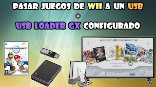 PASAR JU3G0S de Wii a USB  USB Loader GX CONFIGURADO 2021 [upl. by Jerry]