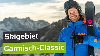 Skigebiet GarmischClassic Skifahren auf Alpspitze Hausberg amp Kreuzeck [upl. by Clymer]