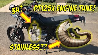 DT125X DT125R Engine tuning stage Part 1 [upl. by Lletnom441]