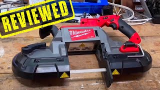 REVIEWED MILWAUKEE DEEP CUT BAND SAW  can it CUT STRAIGHT M18 CBS125 [upl. by Brenton]