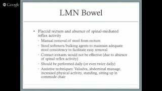 Neurogenic Bowel after Spinal Cord Injury [upl. by Dudden698]