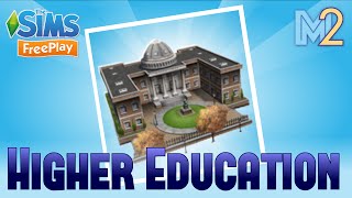 Sims FreePlay  Higher Education Quest Lets Play Ep 18 [upl. by Arobed118]