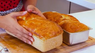 RECEITA DE PÃO CASEIRO SEM LEITE FOFINHO E RÁPIDO [upl. by Ruhtracm]