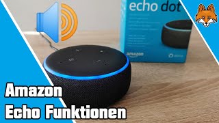 Amazon Echo Funktionen  Die 17 wichtigsten Alexa Skills ❌ [upl. by Dumanian744]