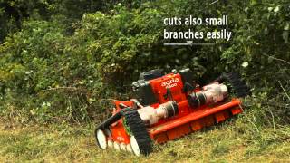 agria 9600 remote control high grass rotary mulcher [upl. by Iamhaj]