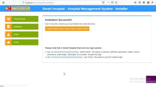 Installing and Configuring Smart Hospital Management System [upl. by Nunci]