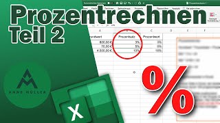 Prozentsatz mit Excel ermitteln [upl. by Engamrahc]