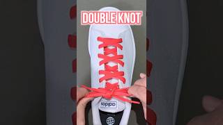 How to Tie Shoelaces in a Double Knot and Make It Work for Adjusting Long Laces [upl. by Aelanej510]