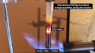 Synthesis of copper II sulfide [upl. by Noble967]