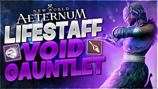 Ultimate Life Staff Leveling Build amp Guide for New World Aeternum Mystic Archetype [upl. by Kire]