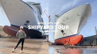 ABOARD WITH JORD dry dock shipyard tour [upl. by Gardell656]