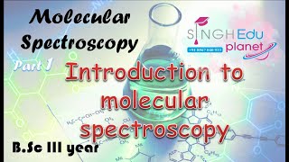 Molecular Spectroscopy  Part 1  Introduction to Molecular Spectroscopy Physical Spectroscopy [upl. by Hcurob221]