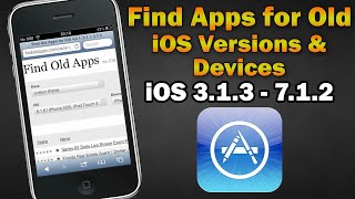 How to Download Older Versions Of Apps on iPhone 4 [upl. by Leanahtan]