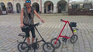 Strida 51 and EVO review of a folding bikes concept [upl. by Liek181]