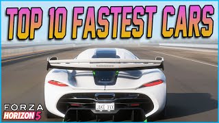 Forza Horizon 5  Top 10 FASTEST Accelerating Cars [upl. by Murtha402]