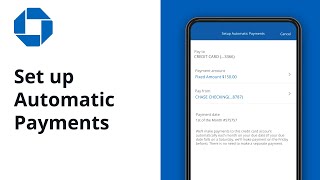 How to Setup Automatic Credit Card Payments  Chase Mobile® app [upl. by Filbert840]