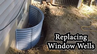 Replacing Window Wells  East Brunswick NJ 08816 [upl. by Anavoig973]