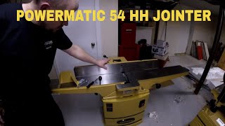 Powermatic 54HH Jointer Assembly and Test Cut [upl. by Fidelity]