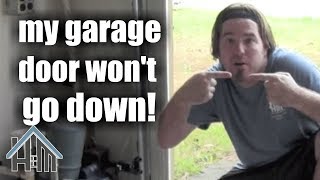 How to repair garage door opener that wont go down Easy Home Mender [upl. by Jereld]