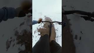 Powder Day SNOW amp MUD at Serfaus Closing Day  MTB Bikepark Serfaus [upl. by Atekan]