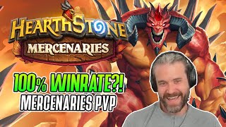 Hearthstone Trying PVP In Mercenaries [upl. by Neelram]