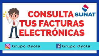 COMO CONSULTAR TUS FACTURAS ELECTRONICAS EMITIDAS  PORTAL SUNAT [upl. by Ferree71]