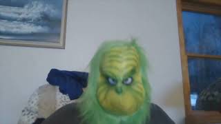 My new Grinch mask from Amazon [upl. by Onailil]