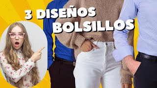 Aprende a Coser Bolsillos de Pantalón con Tres Diseños Diferentes [upl. by Lezti995]