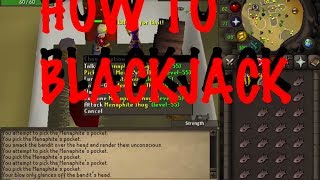 OSRS  How to blackjack  Simple short explanation thieving [upl. by Sliwa]