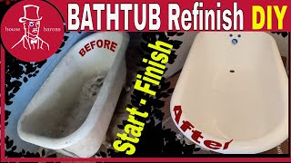 bathtub refinishing  bathtub resurfacing do it yourself [upl. by Intruok2]