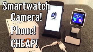 Review DZ09 Bluetooth SmartWatch with Camera [upl. by Bast874]