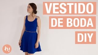 Cómo adornar un vestido sencillo para una boda· Handfie DIY [upl. by Llevron276]