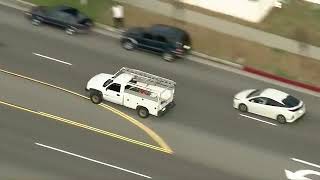 Pursuit ends with TBone crash in Pasadena [upl. by Nattirb]