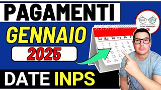 PAGAMENTI INPS GENNAIO 2025 ➡ le date UFFICIALI per TUTTI [upl. by Cowie]