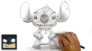 How To Draw Stitch  Lilo And Stitch [upl. by Ninos]