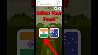 Cricket World Cup 2023  Google Doodle  Mini Cup [upl. by Zinnes]