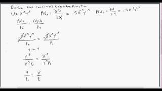 The Consumers Expenditure Function [upl. by Kcim839]