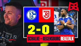 PFLICHTSIEG EINGETÜTET 😬 GamerBrother REALTALK über SCHALKE  REGENSBURG ⚽️ [upl. by Raknahs]