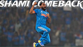 Mohammad Shami Comeback WhatsApp Status 🥶  Mohammad Shami Status 💪  WhatsApp Status 🥵 [upl. by Ardnasak223]